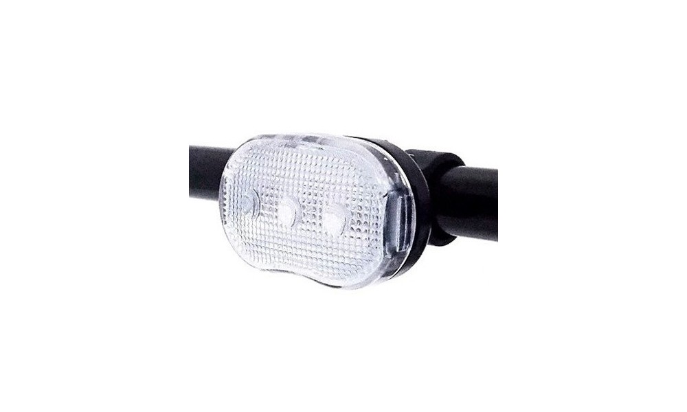 Lampa rowerowa przednia Azimut Oval 3-led