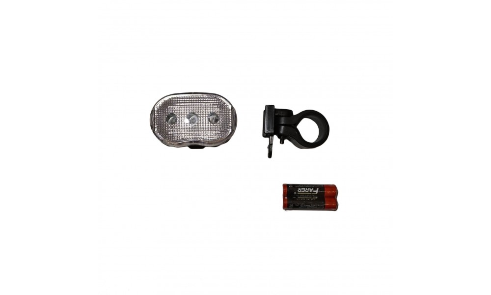 Lampa rowerowa przednia Azimut Oval 3-led