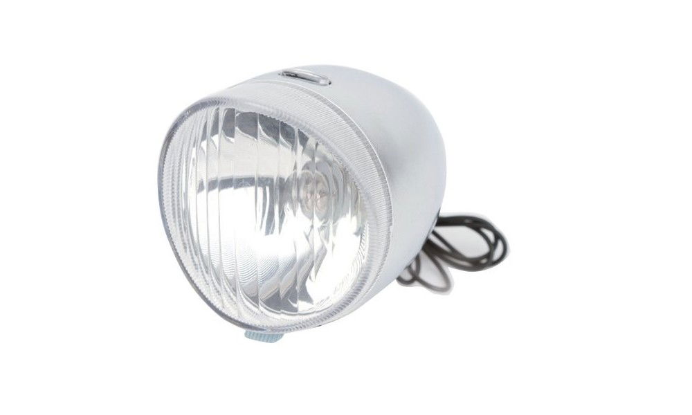 Lampa rowerowa De-One przednia na dynamo Retro  6V/2,4W HL-DE035