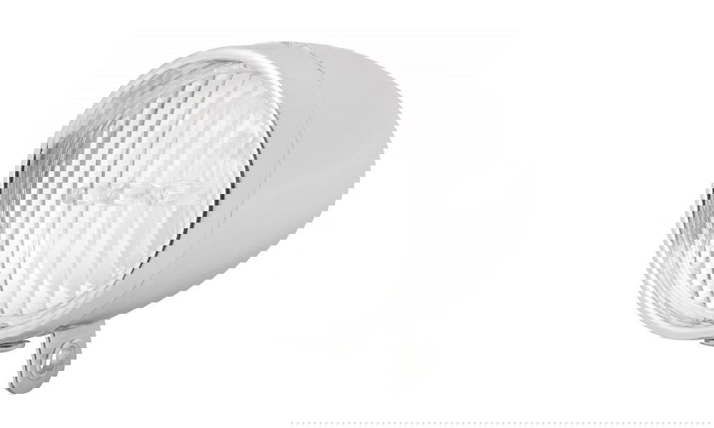 Lampa De-One przednia na widelec 3-Led na baterie srebrna HL-DE059