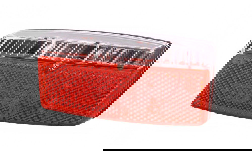 Lampa rowerowa De-One na bagażnik 2-Led z czujnikiem zmierzchu HL-DE070