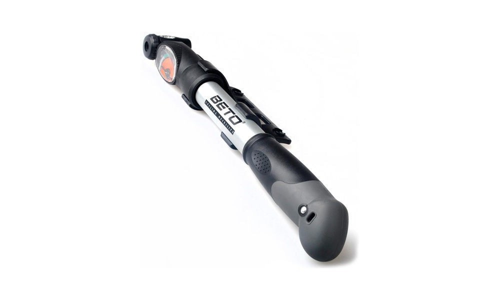 Pompka rowerowa Beto CMP-008 alu z manometrem