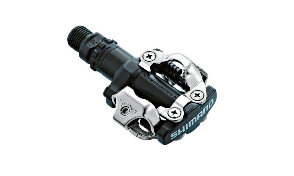 Pedały rowerowe Shimano SPD M520 + bloki czarne