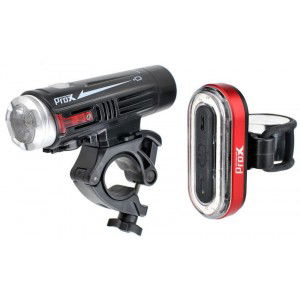 Lampa zestaw Prox Crater 800lm USB + Iris 50lm USB