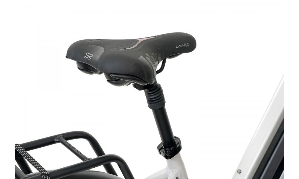 Rower crossowy elektryczny Ecobike S-Cross L white 2019-bateria 10,4 LG