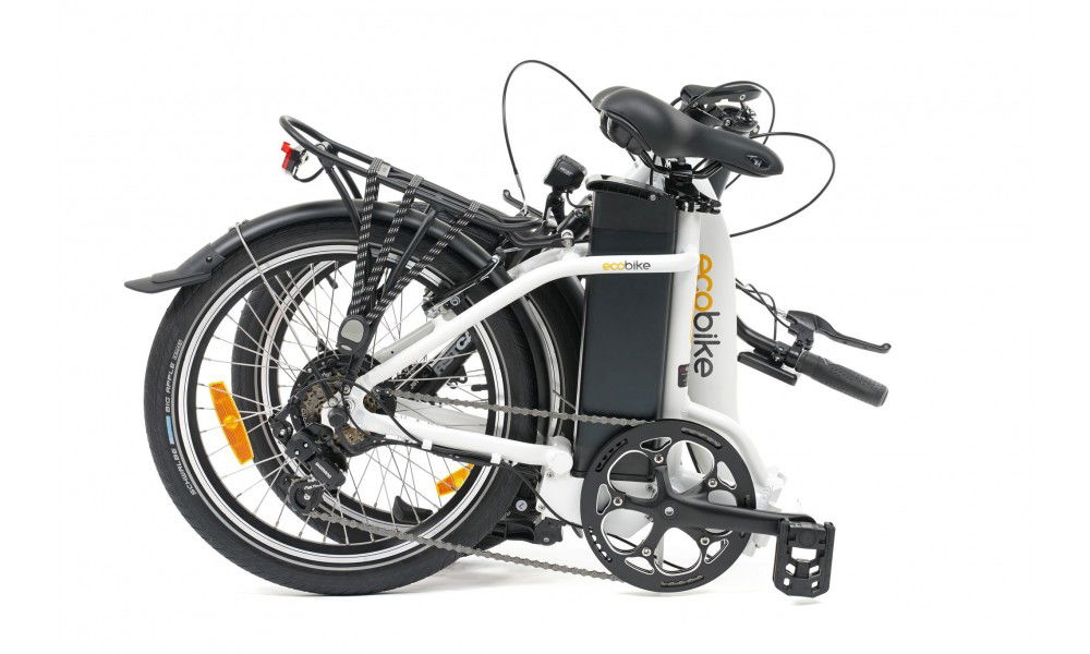 Rower składany elektryczny Ecobike Even White 16AH LG 