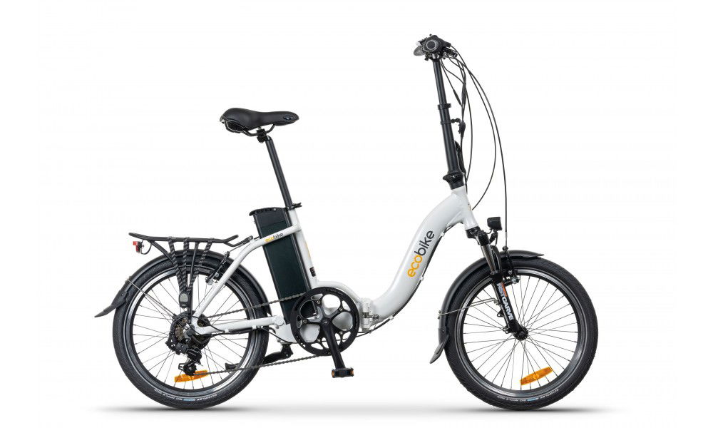 Rower składany elektryczny Ecobike Even White 16AH LG 