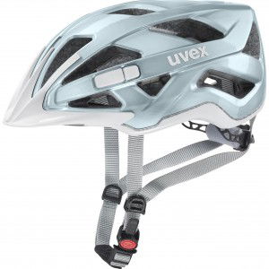 Kask rowerowy Uvex Active błękitno-biały