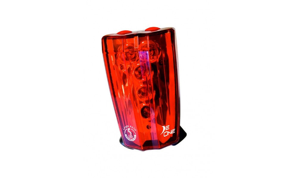 Lampka rowerowa tylna De-One 5-Led LASER De-047