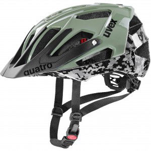 Kask rowerowy Uvex Quatro oliwkowy-czarny