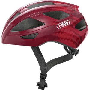 Kask rowerowy Abus Macator bordowy