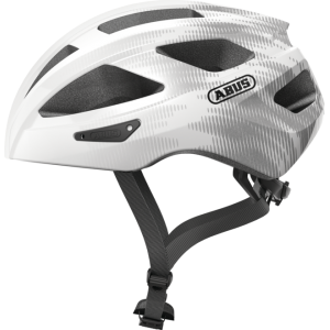 Kask rowerowy Abus Macator biały-srebrny