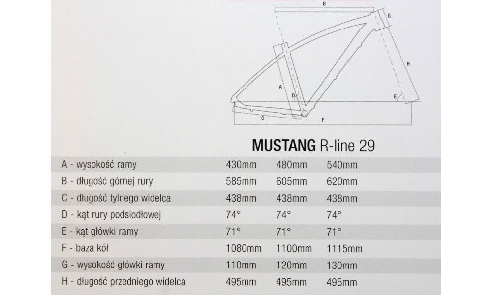 Rower górski Romet Mustang R-line 29 1.0 2015