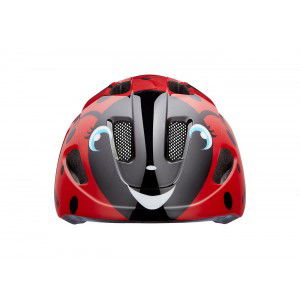 Kask rowerowy Lazer Pnut KinetiCore - czerwony-czarny 2