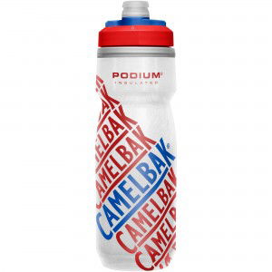 Bidon CamelBak Podium Chill 620ml - biało-czerwono-niebieski 1