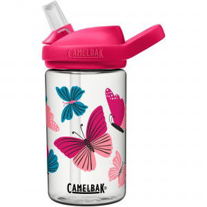 Butelka CamelBak Eddy+Kids 400ml przezroczysto-różowy wzór