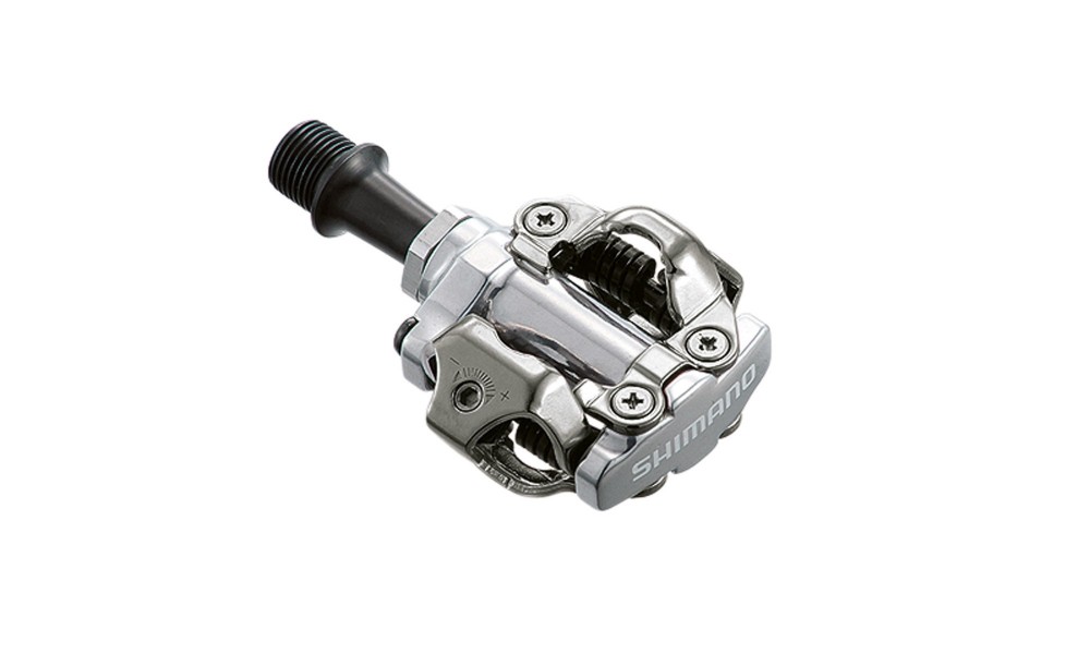 Pedały rowerowe Shimano SPD M540 srebrne+ bloki