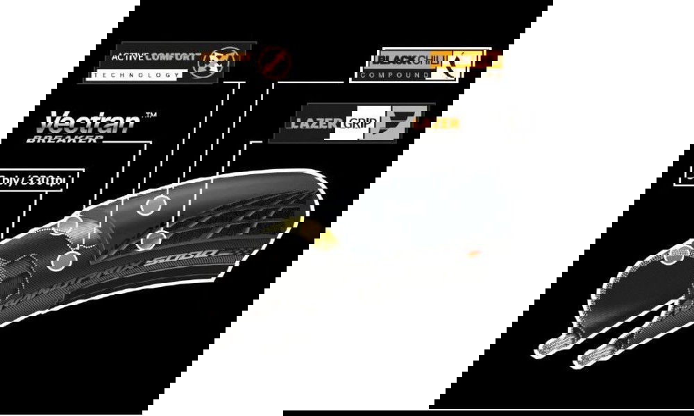 Opona Continental Grand Prix 5000 700x28C Skin czarna zwijana