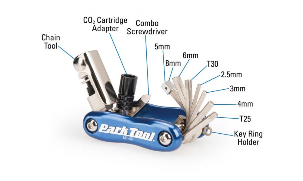 Zestaw kluczy PARK TOOL MT-40 12 funkcji