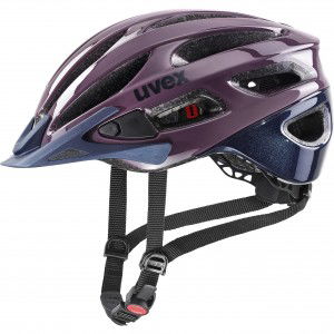 Kask rowerowy Uvex True - śliwkowy 1