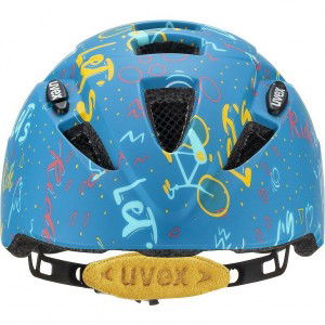 Kask dziecięcy Uvex Kid 2 CC - niebiesko-żółty 2