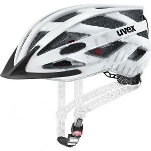 Kask rowerowy Uvex City i-vo - biało-czarny 1