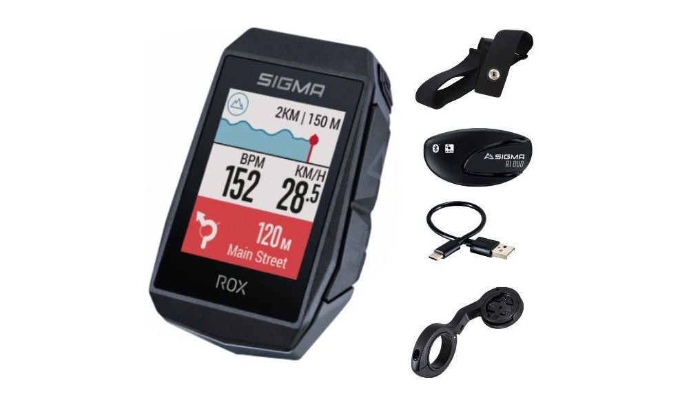 Licznik Sigma Rox 11.1 Evo GPS HR Set czarny