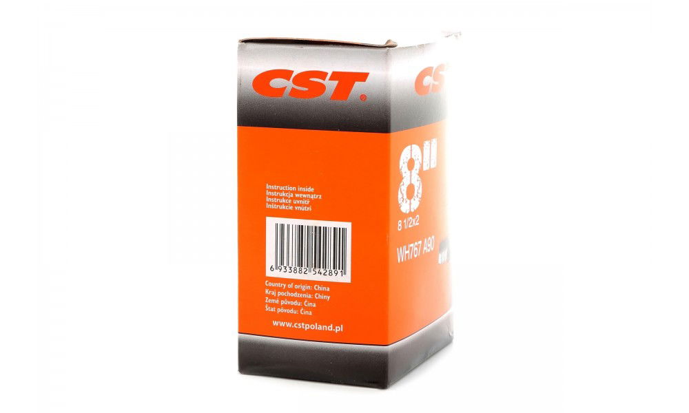 Dętka CST 8 1/2x2L WH767 90 stopni AV TB-CS132H