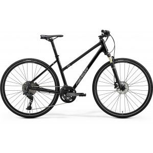 Rower crossowy Merida Crossway 700 Lady 2024 - czarno-srebrny