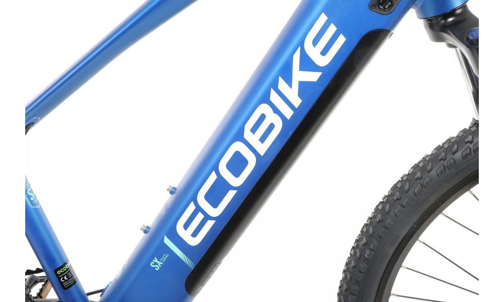 Rower górski elektryczny młodzieżowy Ecobike SX YOUTH BLUE 2023-14cali-bateria 13Ah Greenway