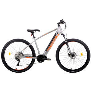 Rower górski elektryczny Romet E-Rambler E9.0 Bafang New Energy 504Wh - grafitowo-pomarańczowy 1