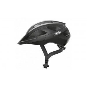 Kask rowerowy Abus Macator - czarny matowy 1