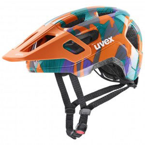 Kask rowerowy Uvex React Jr. pomarańczowy