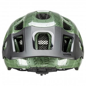 Kask rowerowy Uvex React Jr. - zielony 2