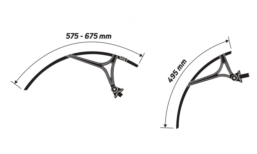 Błotniki rowerowe Zefal Shield G50 28"