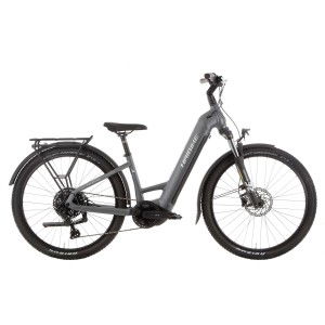 Rower trekkingowy elektryczny Haibike Trekking 4 Low - szaro-czarny 1