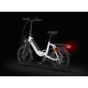 Rower miejski elektryczny Ecobike Rhino - biały 2