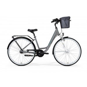 Rower miejski Merida Cityway 728 - szaro-niebieski