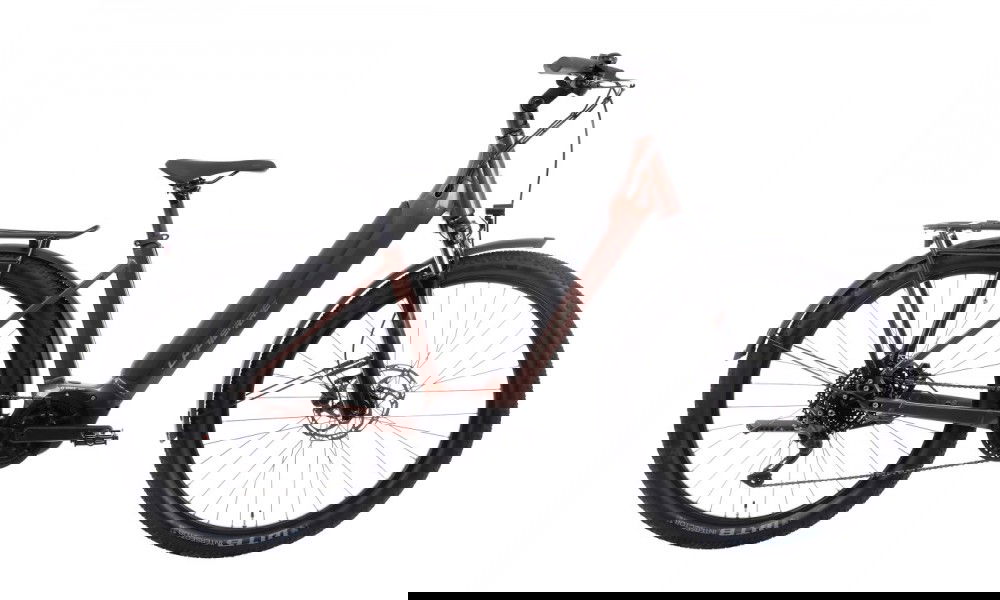 Rower trekingowy elektryczny Lapierre E-EXPLORER 6.5 LS - brązowy