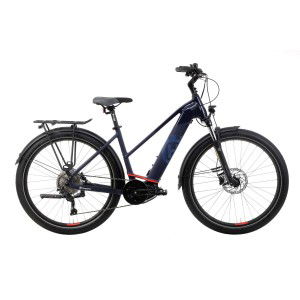 Rower trekkingowy elektryczny Husqvarna Gran Tourer GT2 Lady - ciemny niebieski 1