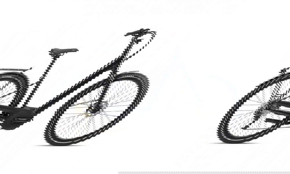 Rower miejski elektryczny Orbea OPTIMA E40 - czarny