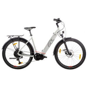 Rower trekkingowy elektryczny Husqvarna Gran Tourer GT1 Wave 2022 - szary 1