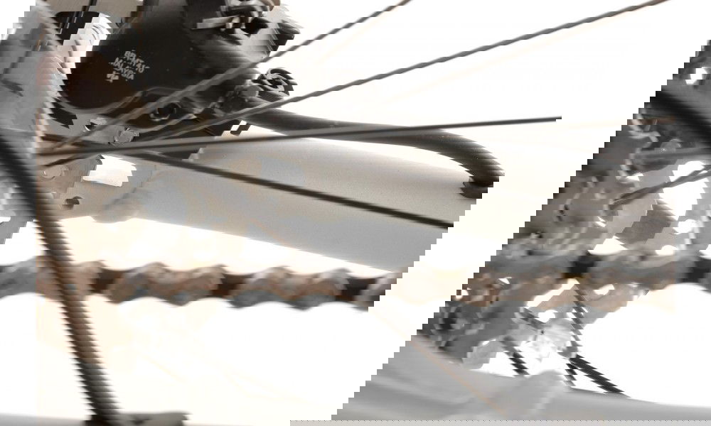 Rower crossowy Romet Orkan 7 M - srebrny-szary