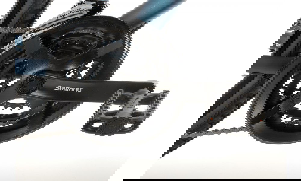 Rower crossowy Romet Orkan 3M - granatowy-niebieski