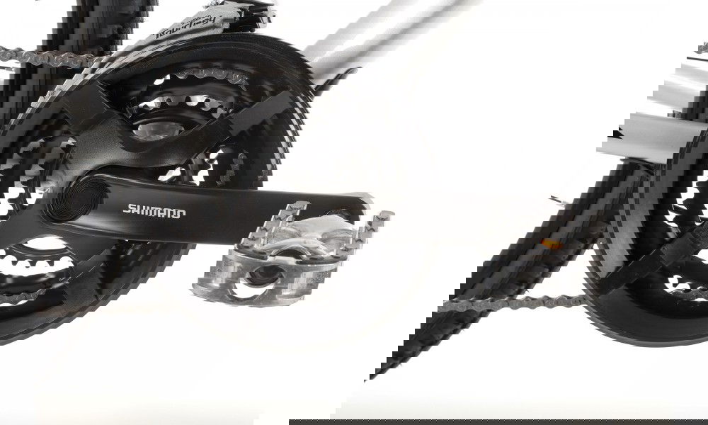 Rower crossowy Romet Orkan 4 M Lite - srebrny-czarny