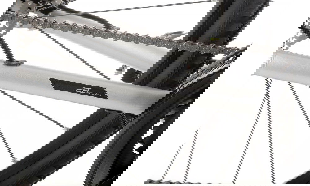 Rower crossowy Romet Orkan 4 M Lite - srebrny-czarny