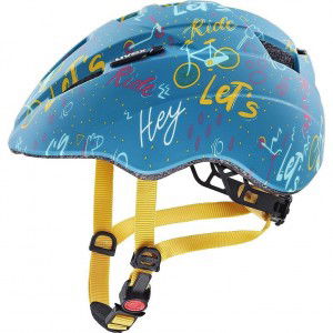 Kask dziecięcy Uvex Kid 2 CC - niebiesko-żółty