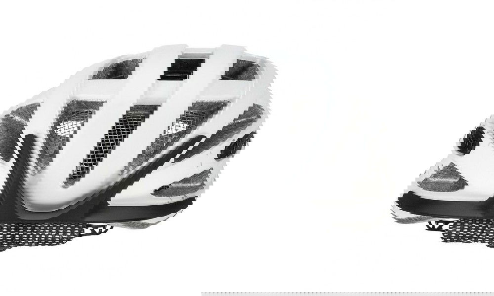Kask rowerowy Uvex City i-vo - biało-czarny