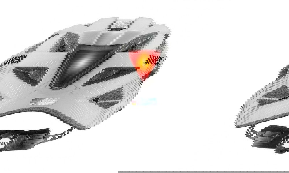 Kask rowerowy Uvex City i-vo - biało-czarny