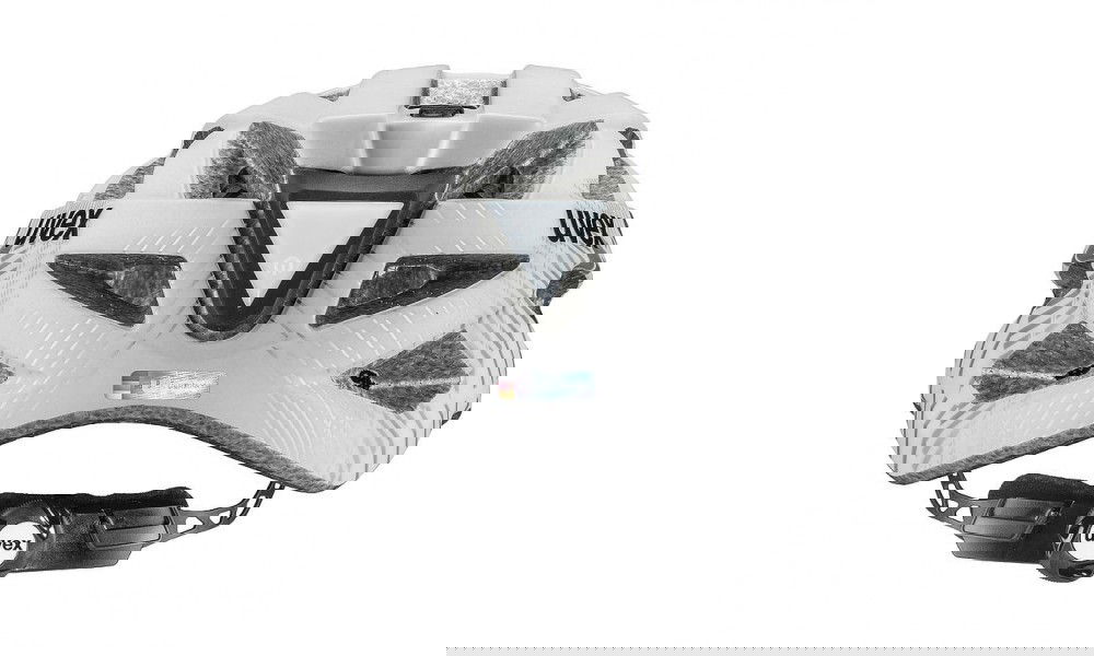Kask rowerowy Uvex City i-vo - biało-czarny